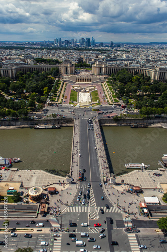Paris as seen from above