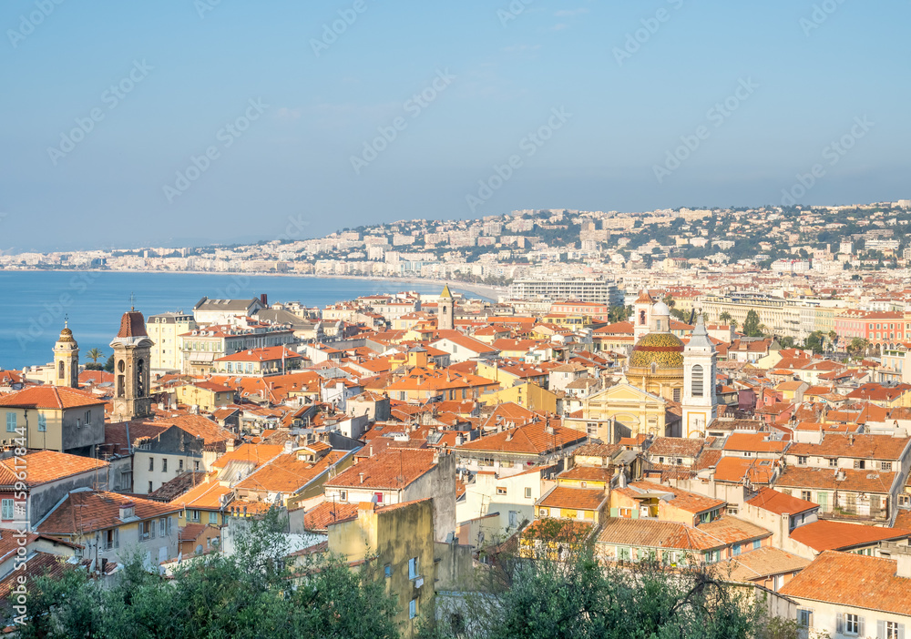 Cityscape of Nice, France