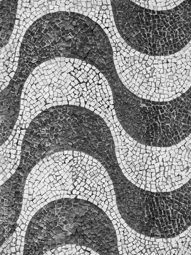 Canvastavla Copacabana Tiles in Rio de Janeiro, Brazil