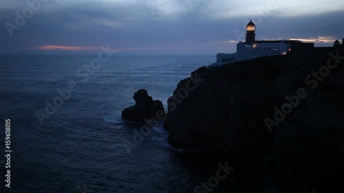 Cape St. Vincent Lighthouse in Portugal