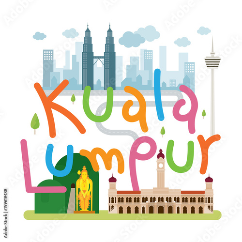 Canvas Print Kuala Lumpur, Malaysia Travel and Attraction