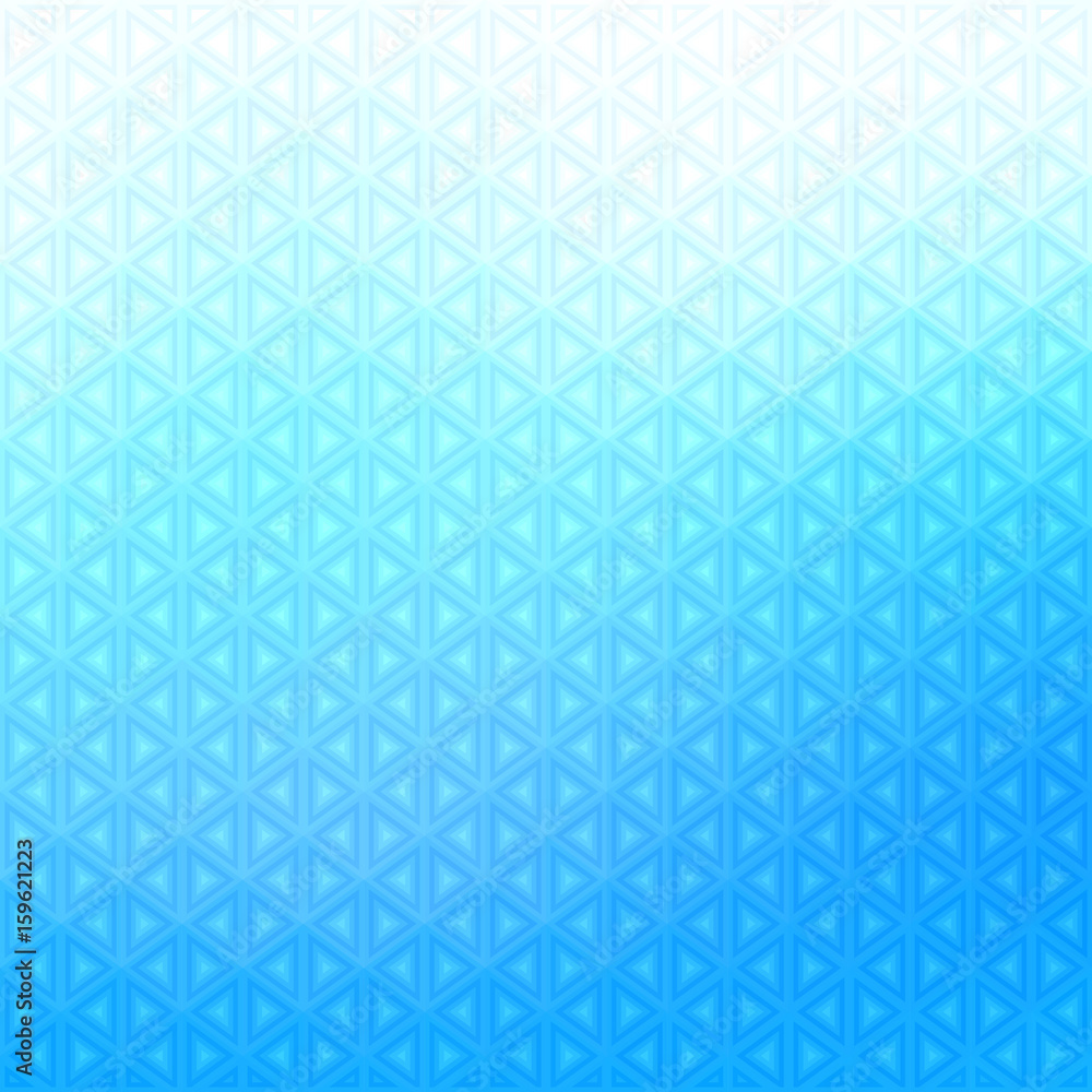 Abstract blue geometric shapes background.