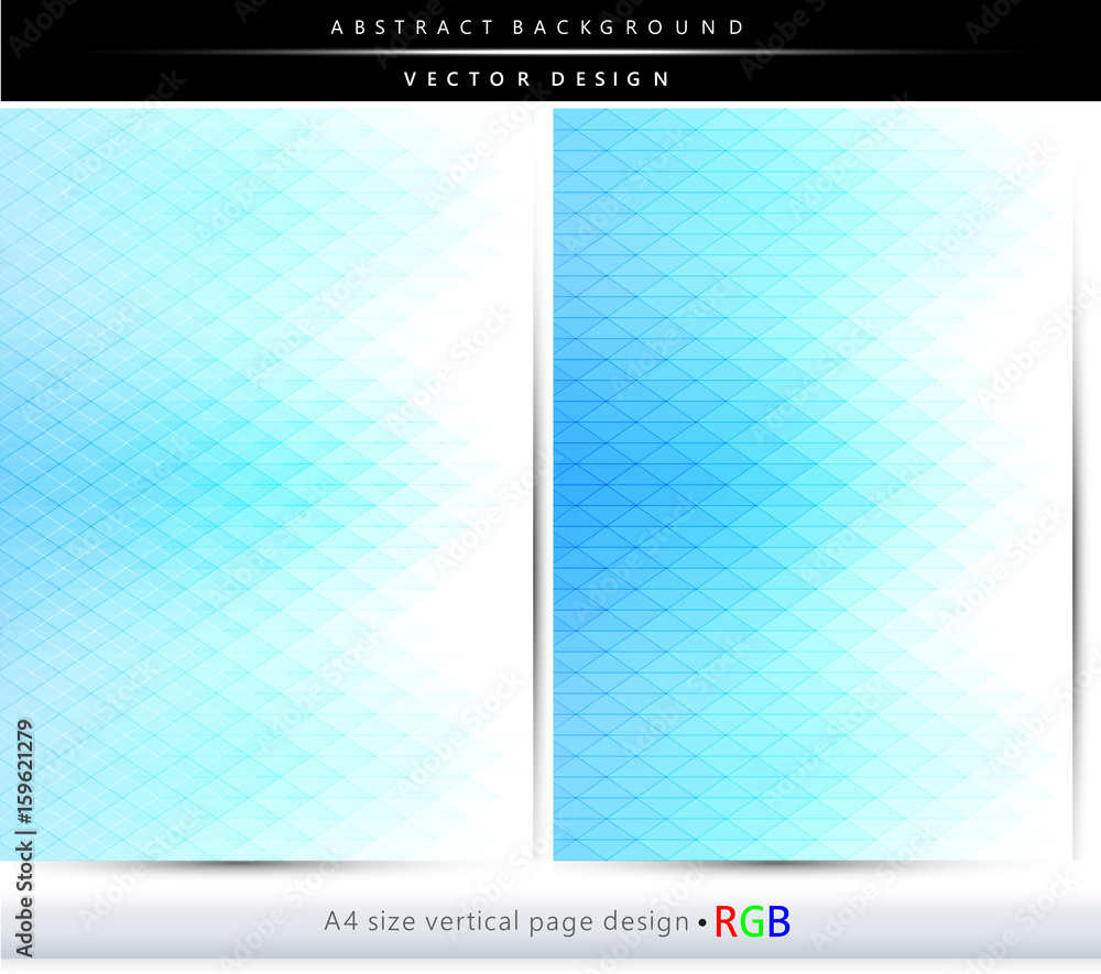 Abstract blue geometric shapes backgrounds, brochure & flyer covers.