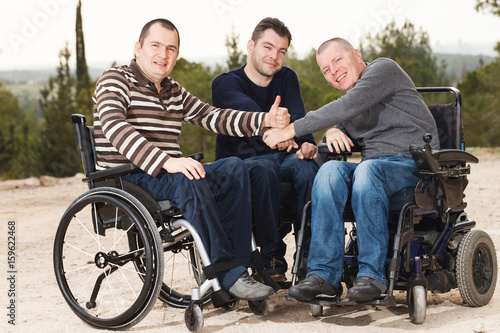 Disabled friends.