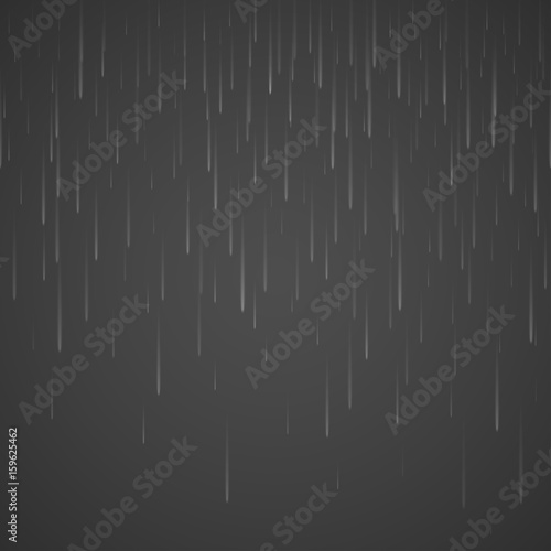 Transparent rain drops isolated on abstract background. Storm raindrop illustration. Vector rainy drop effect