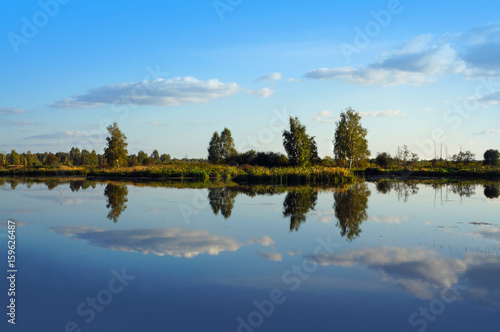 Summer landscape, river © elen_studio