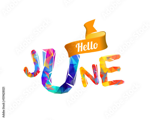 Hello june. Triangular letters