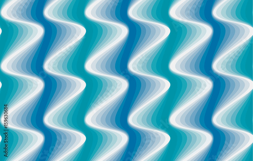 abstract blue water wave se...