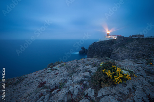 St. Vincente Lighthouse at dusk