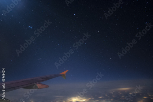 vuelo avion noche