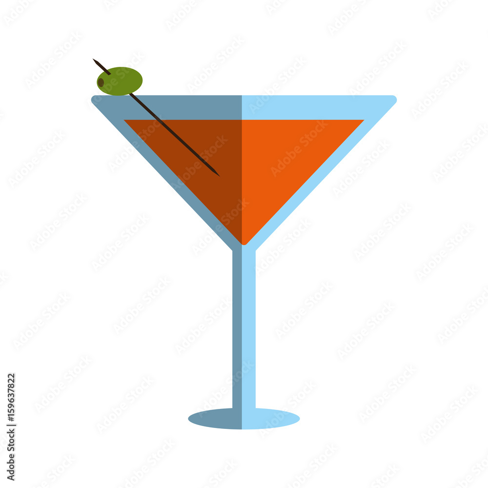 Refreshing liquor cocktail illustration icon vector graphic design shadow Refreshing liquor cocktail illustration icon vector graphic design shadow