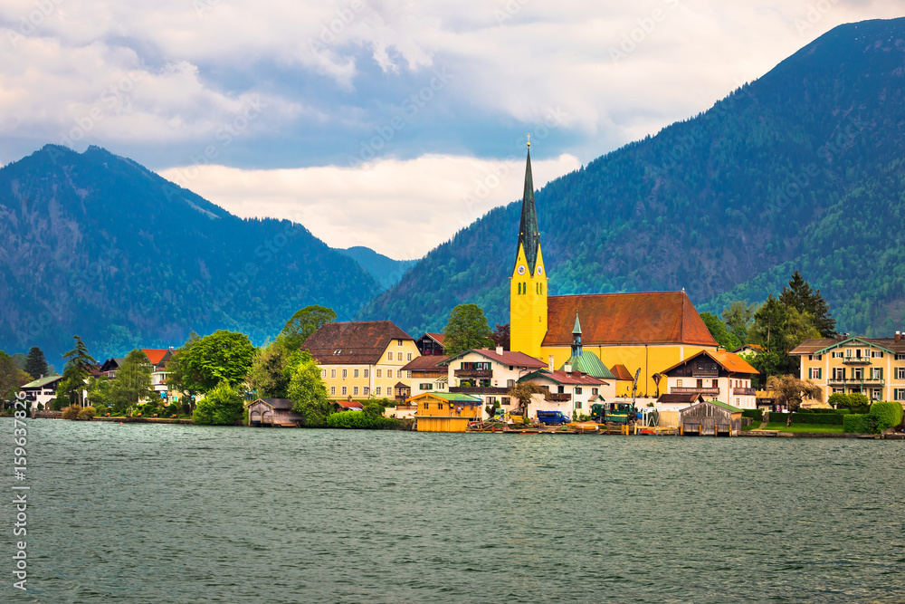 Rottach Egern on Tegernsee architecture and nature view