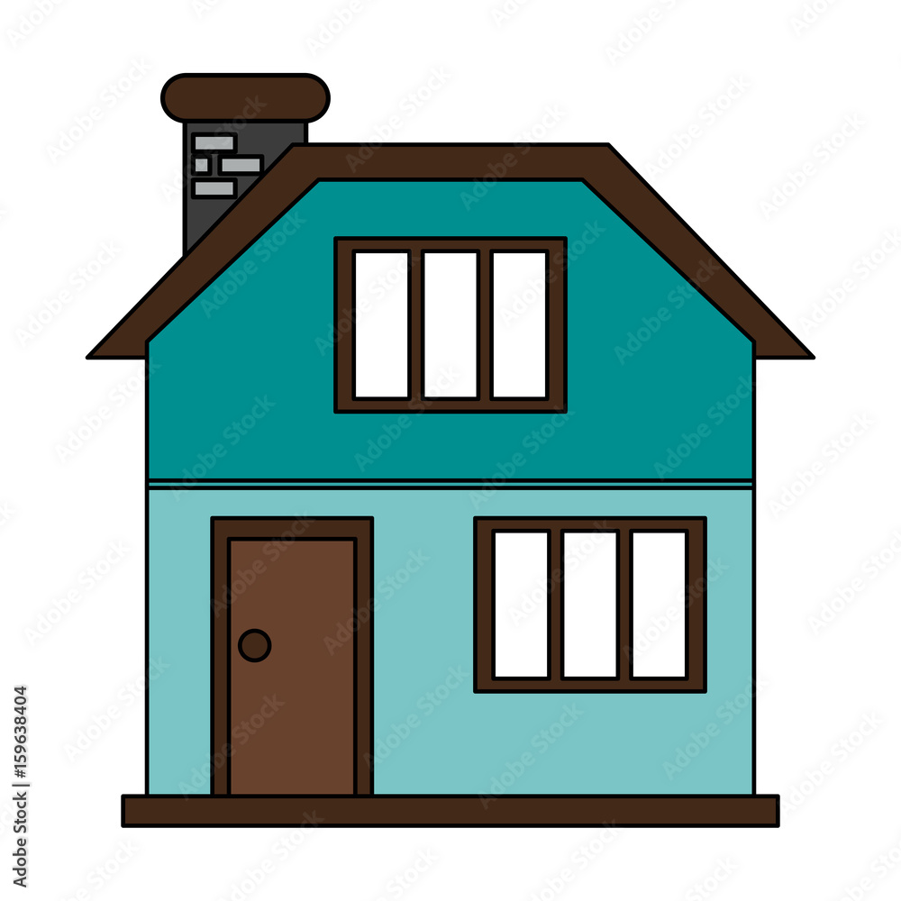 Facade house of plants icon vector illustration dessign graphic flat Facade house of plants icon vector illustration dessign graphic flat