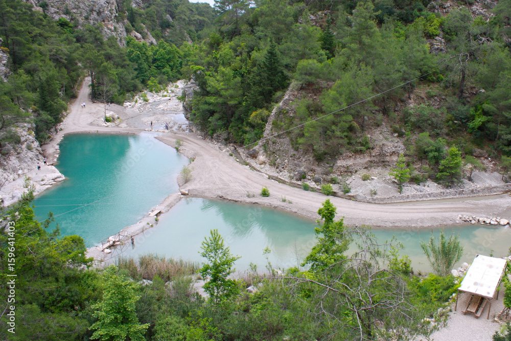 mountain lake in Turkey