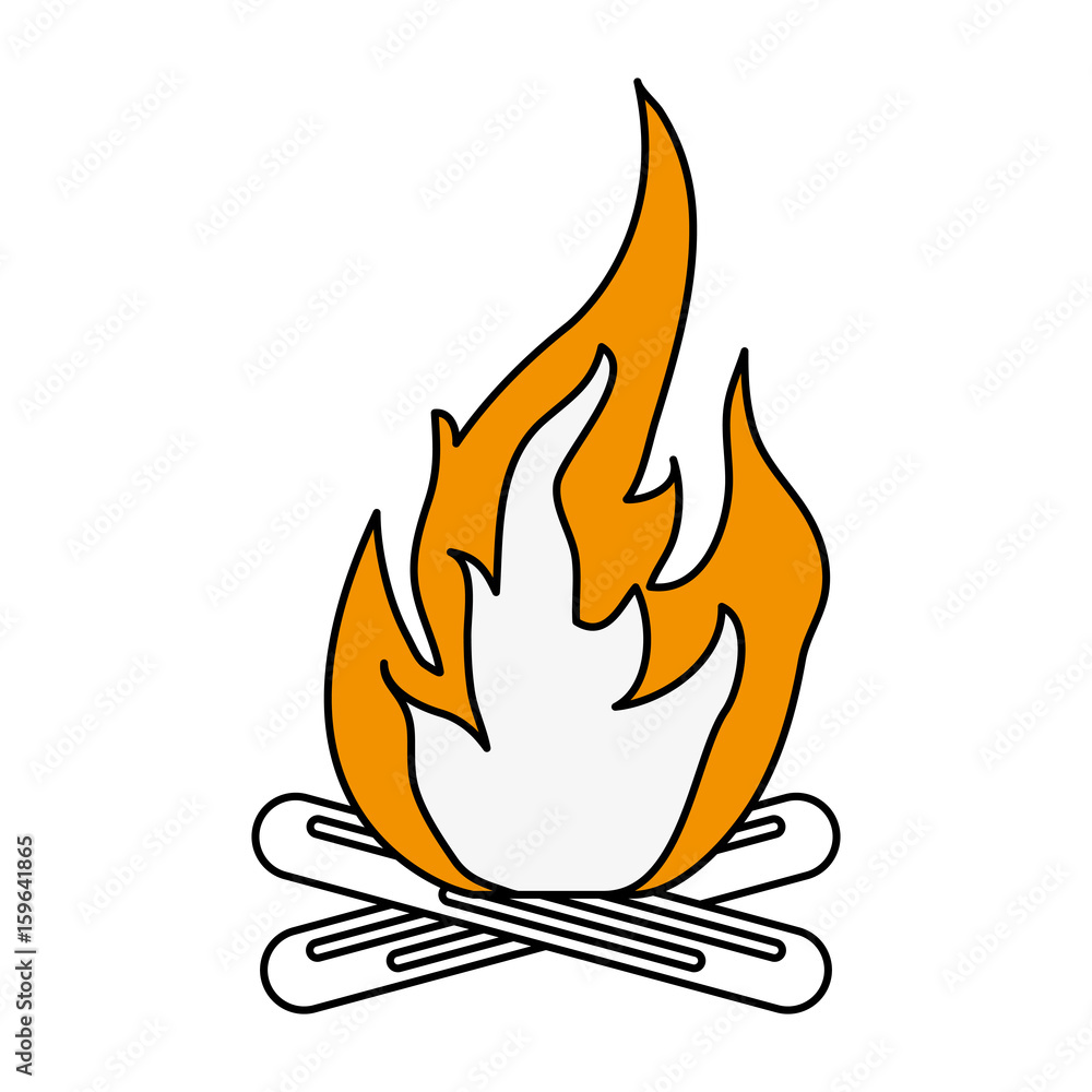 Hot fire flame icon vector illustration design graphic flat Hot fire flame icon vector illustration design graphic flat