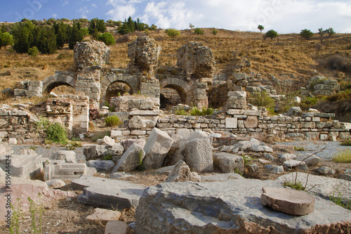 Ancient ruins of public bath, Ephesus, Turkey circa 1200 - 200 B.C