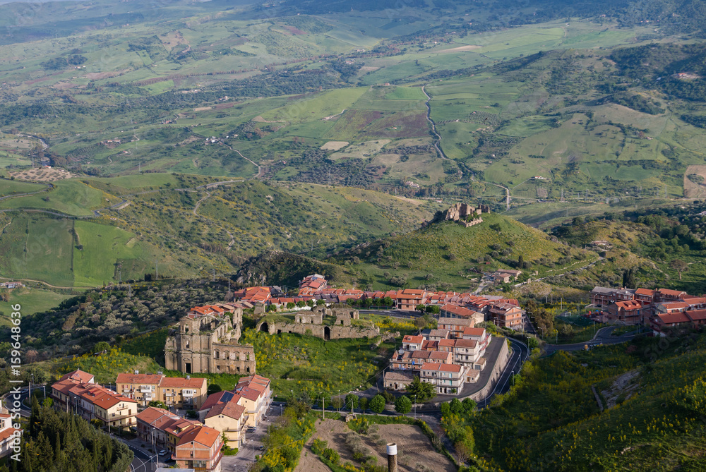 Naklejka premium Troina - Enna - Sicily