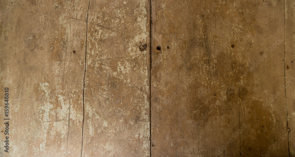 Old antique wooden table or desk from above Old antique wooden table or desk from above