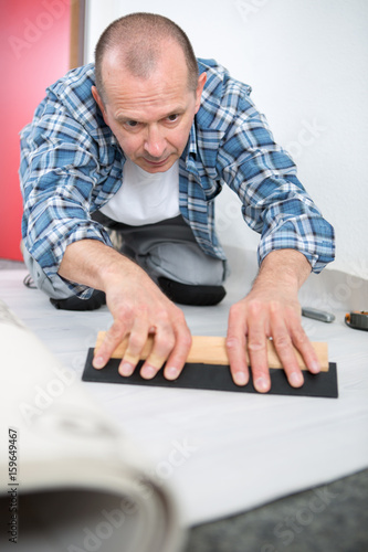 Obraz na plátně the tile settler