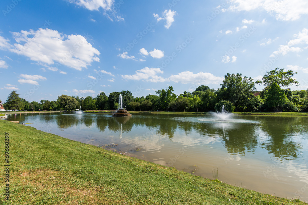 Hiking Area in Baker Park in  Frederick, Maryland