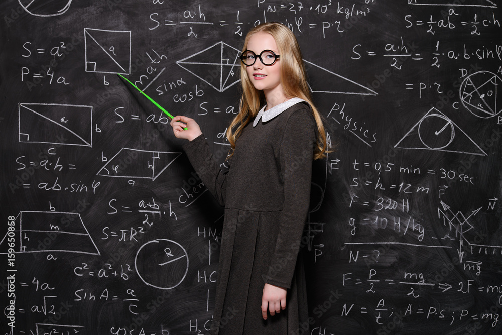 during the math lesson