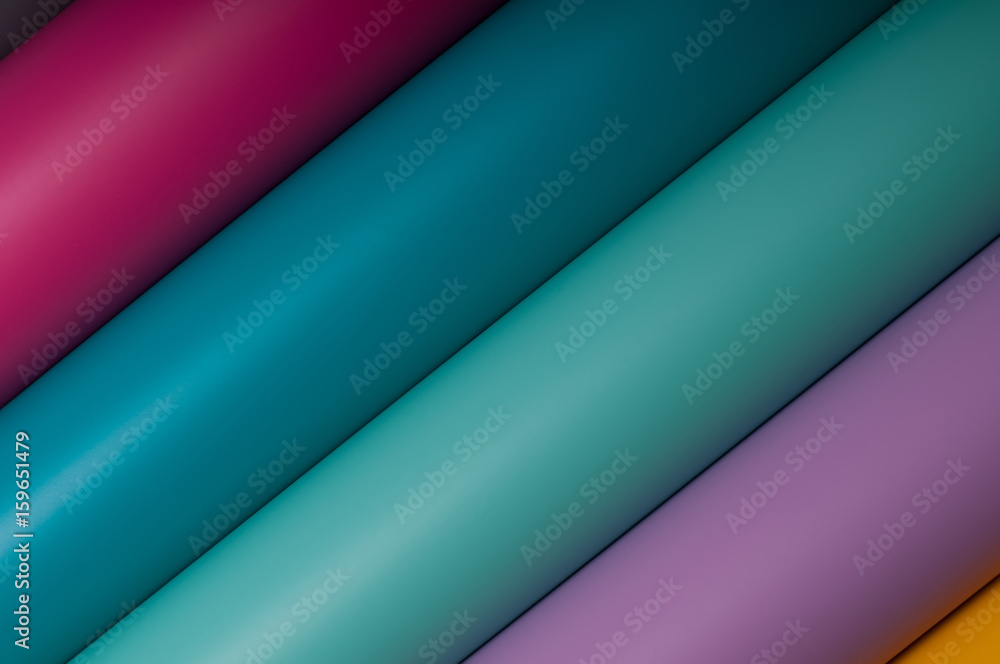 Fototapeta premium Colorful plastic film