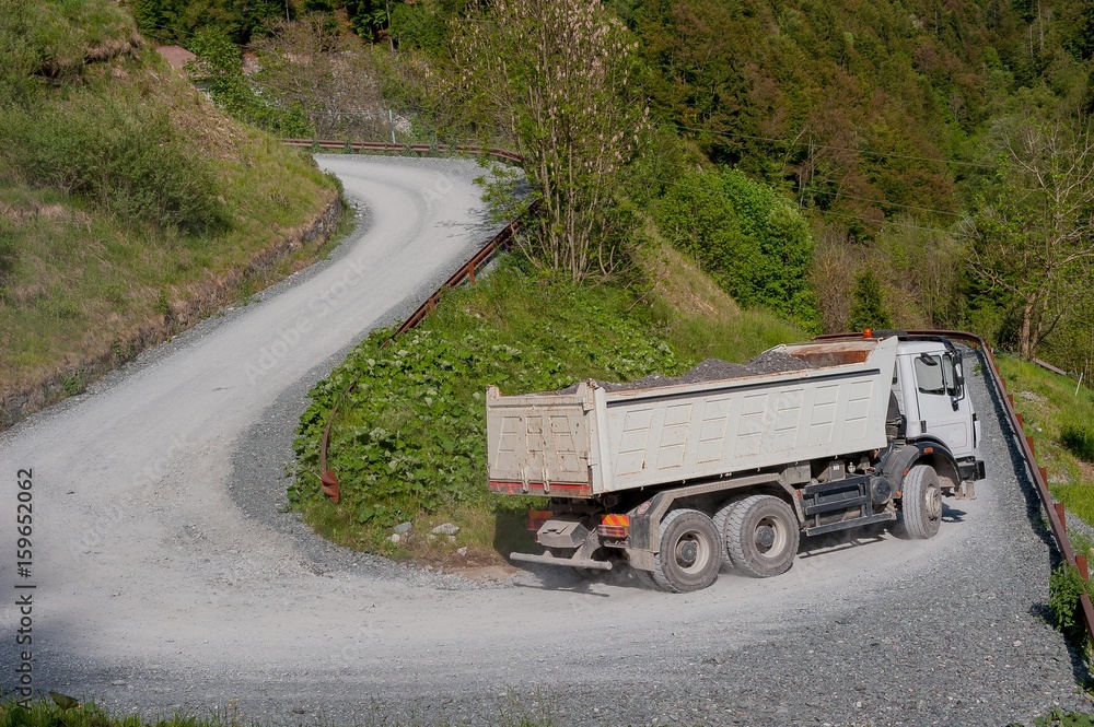 Trucks at work