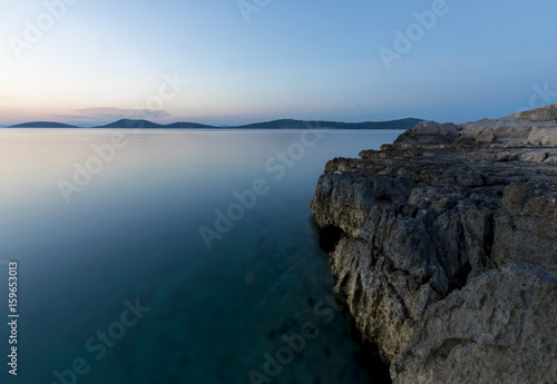 Sonnenuntergang auf der Insel Zirje, Kroatien © Lunghammer