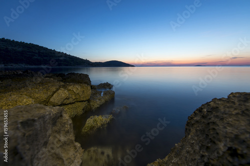 Sonnenuntergang auf der Insel Zirje, Kroatien © Lunghammer