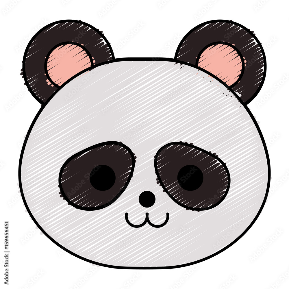 cute little bear panda character vector illustration design cute little bear panda character vector illustration design