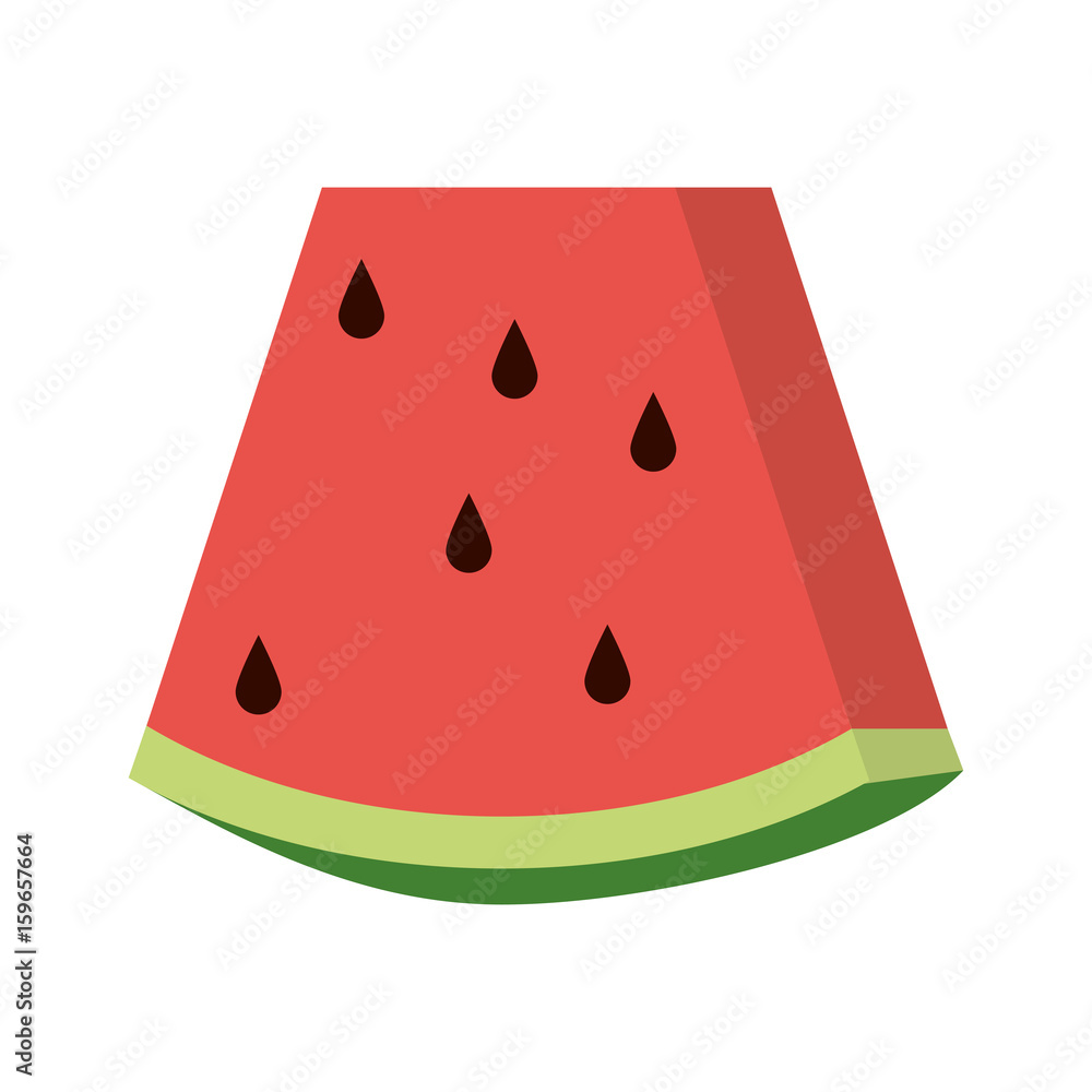 Sweet fruit watermelon vector icon illustration design graphic Sweet fruit watermelon vector icon illustration design graphic