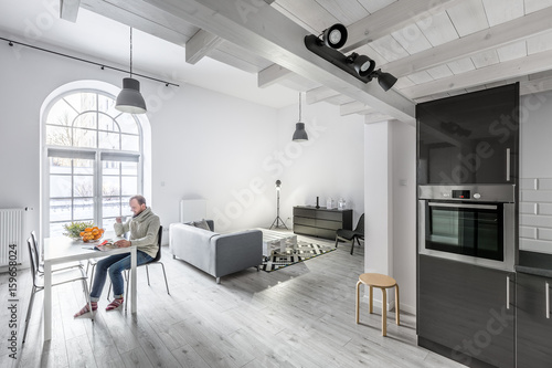 Open plan apartment © Dariusz Jarzabek