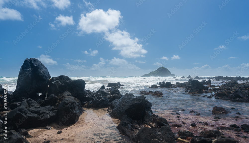 Koki Beach near Hana on Hawaiian island of Maui Koki Beach near Hana on Hawaiian island of Maui