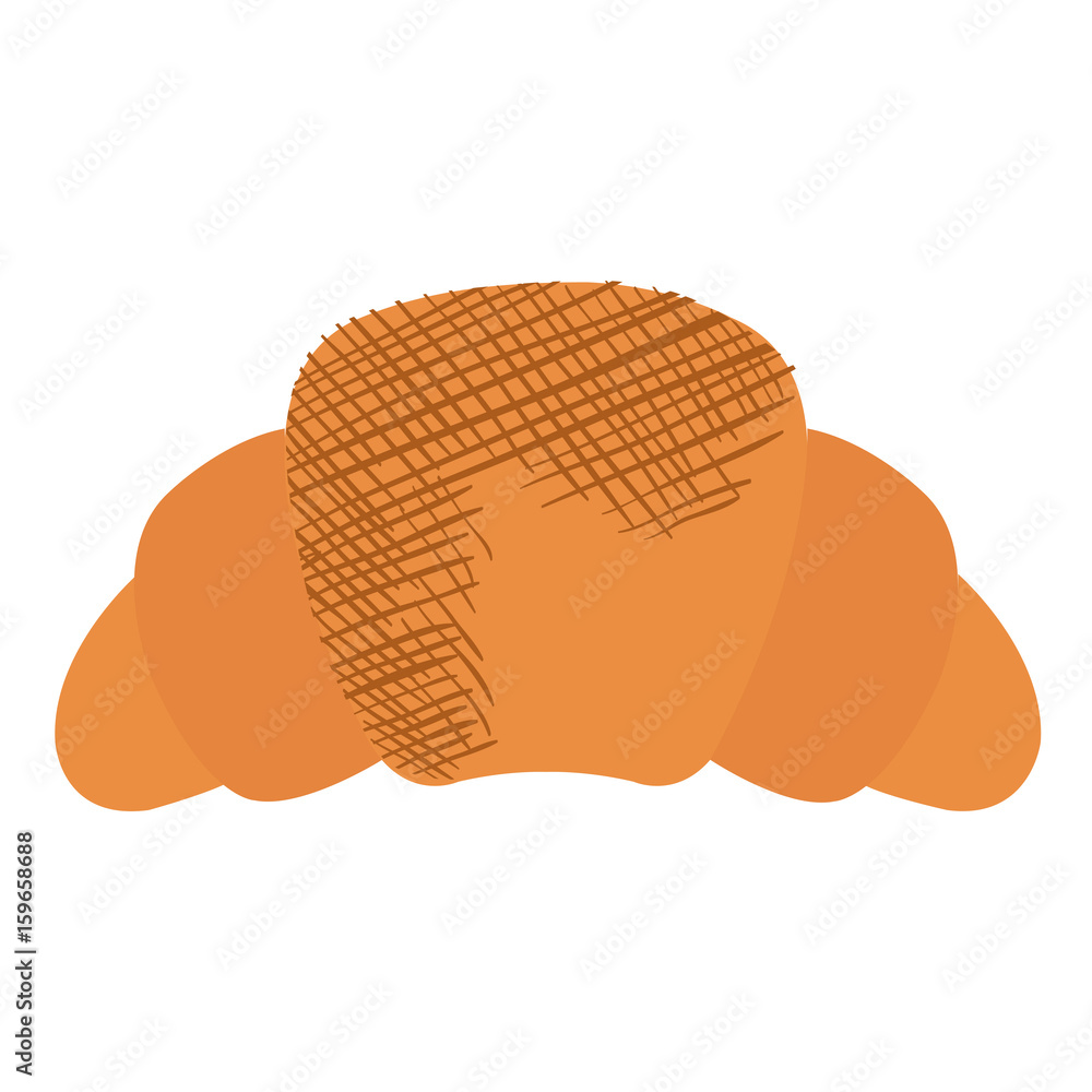 delicious croissant bread icon vector illustration design delicious croissant bread icon vector illustration design