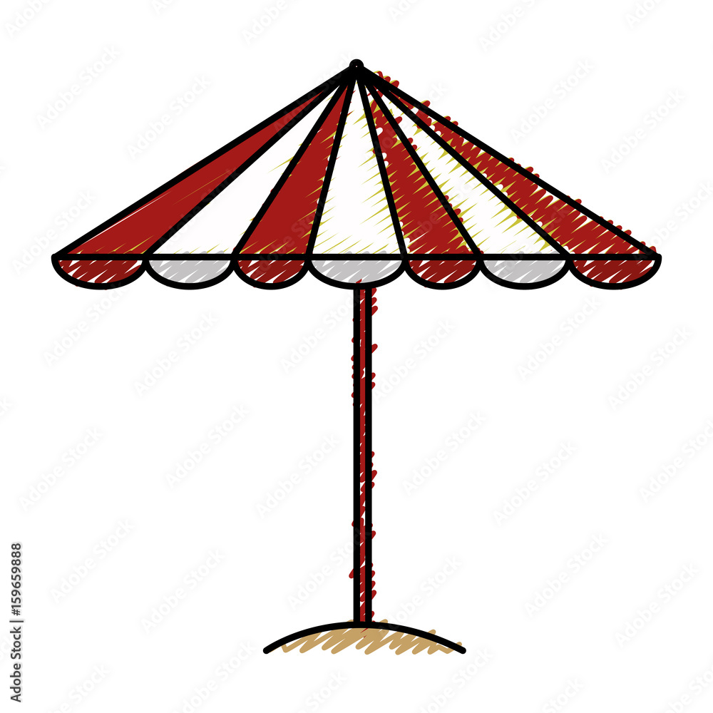 beach umbrella summer icon vector illustration design beach umbrella summer icon vector illustration design