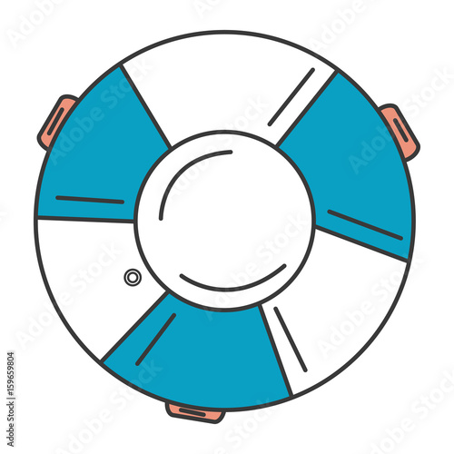 float lifeguard isolated icon vector illustration design