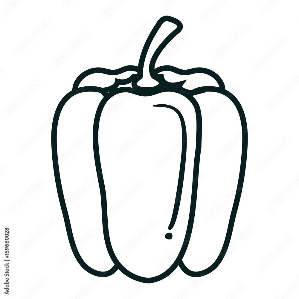 pepper fresh vegetable icon vector illustration design pepper fresh vegetable icon vector illustration design