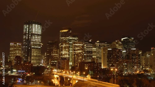 Wallpaper Mural Calgary Night Timelapse Torontodigital.ca