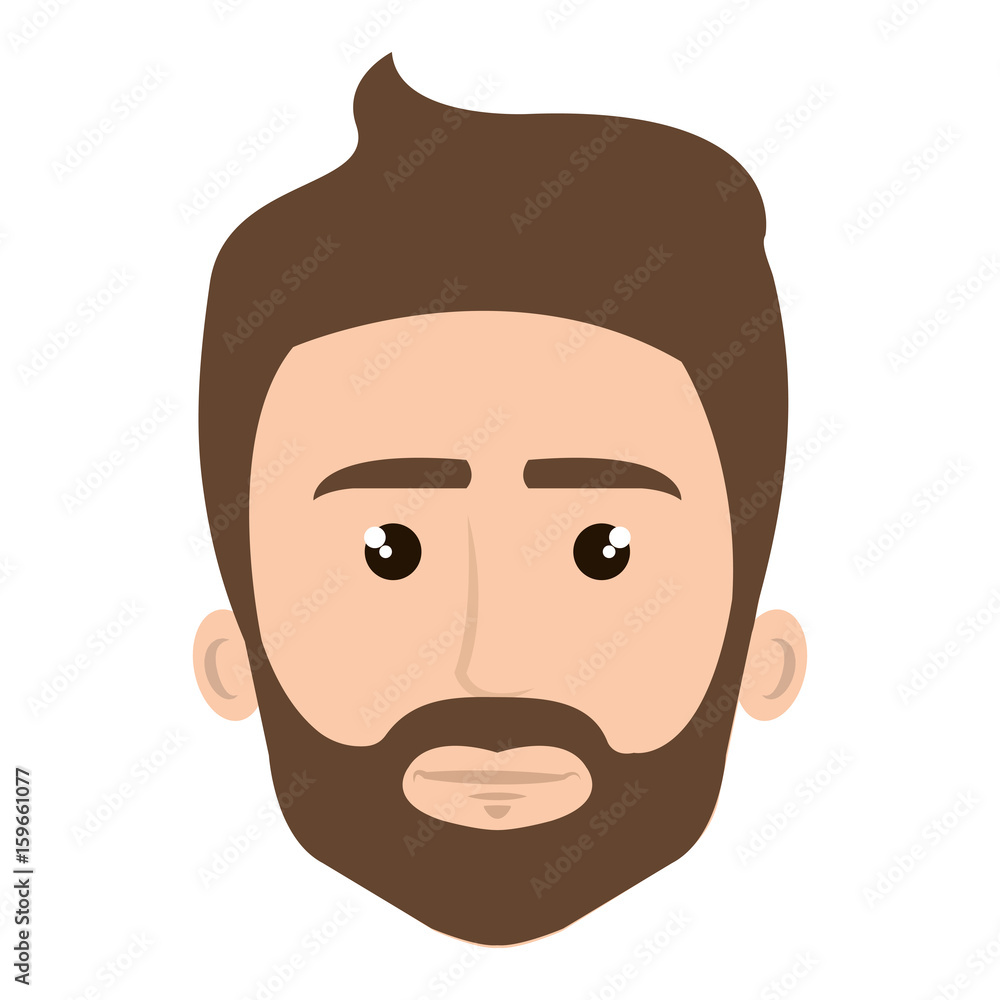 young man head avatar character vector illustration design young man head avatar character vector illustration design