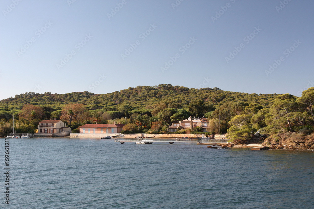 Porquerolles, arrivée au port