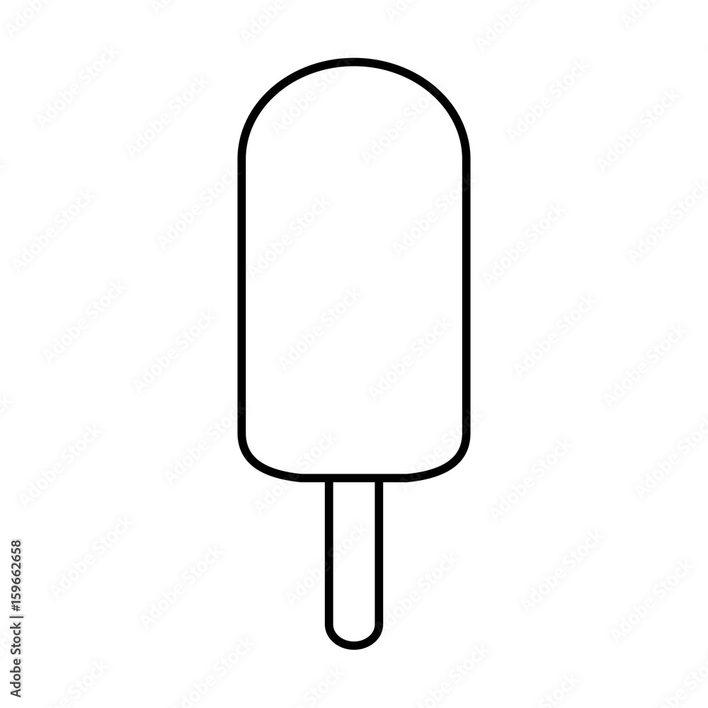 ice cream bar icon over white background vector illustration ice cream bar icon over white background vector illustration