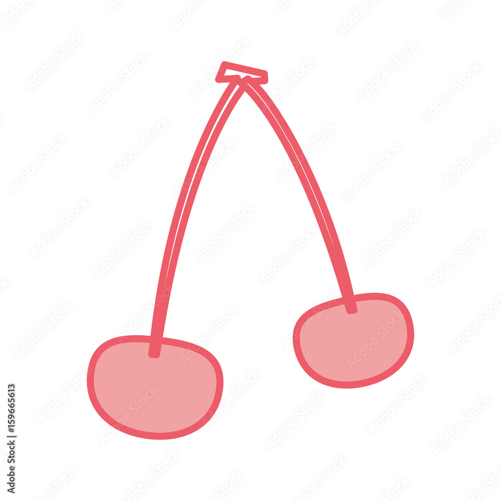 cherry tropical and exotic fruit vector illustration design cherry tropical and exotic fruit vector illustration design
