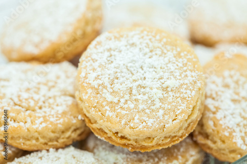 Butter Cookies Preparation : Just baked butter cookies