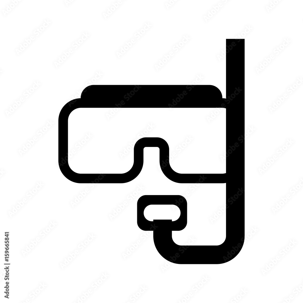 diving googles isolated icon vector illustration design diving googles isolated icon vector illustration design