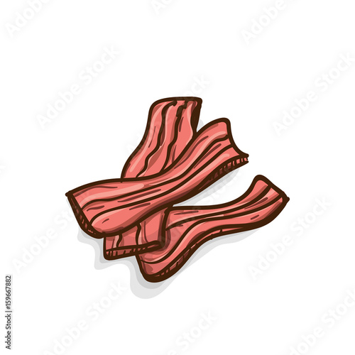 Bacon drawing graphic object
