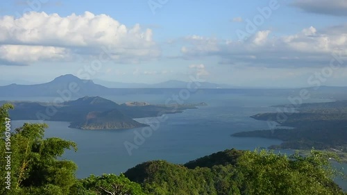 taal volcano and the surroundings of tagaytay city