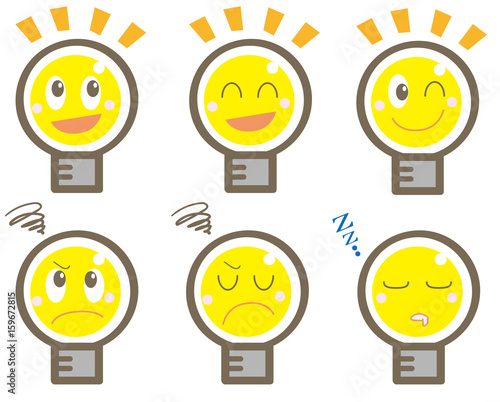 ひらめき電球セット6タイプ