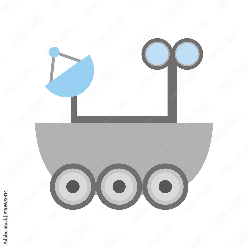 Space explorer car icon vector illustration design Space explorer car icon vector illustration design