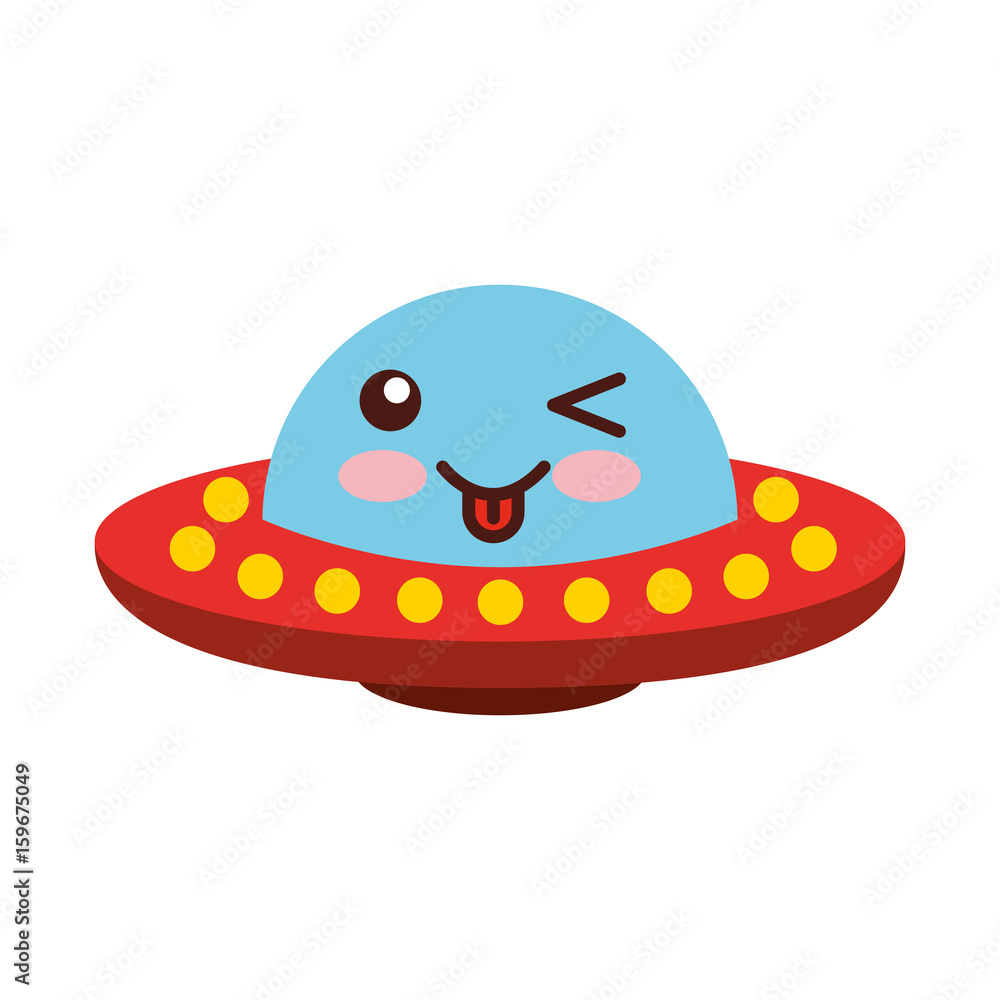 unidentified flying object comic character vector illustration design kawaii unidentified flying object comic character vector illustration design kawaii