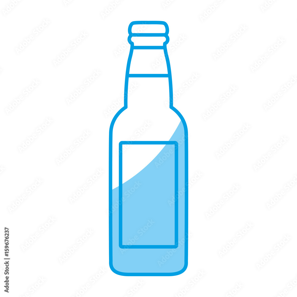 beer bottle icon over white background vector illustration beer bottle icon over white background vector illustration